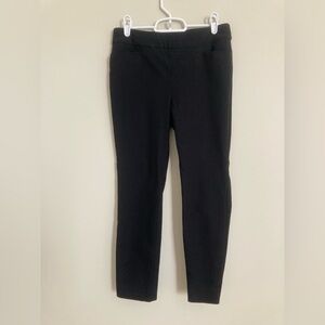 Chico’s Brigitte Pull-On Slim Cropped Ankle Pants Stretch Black Size 00 (US 2)